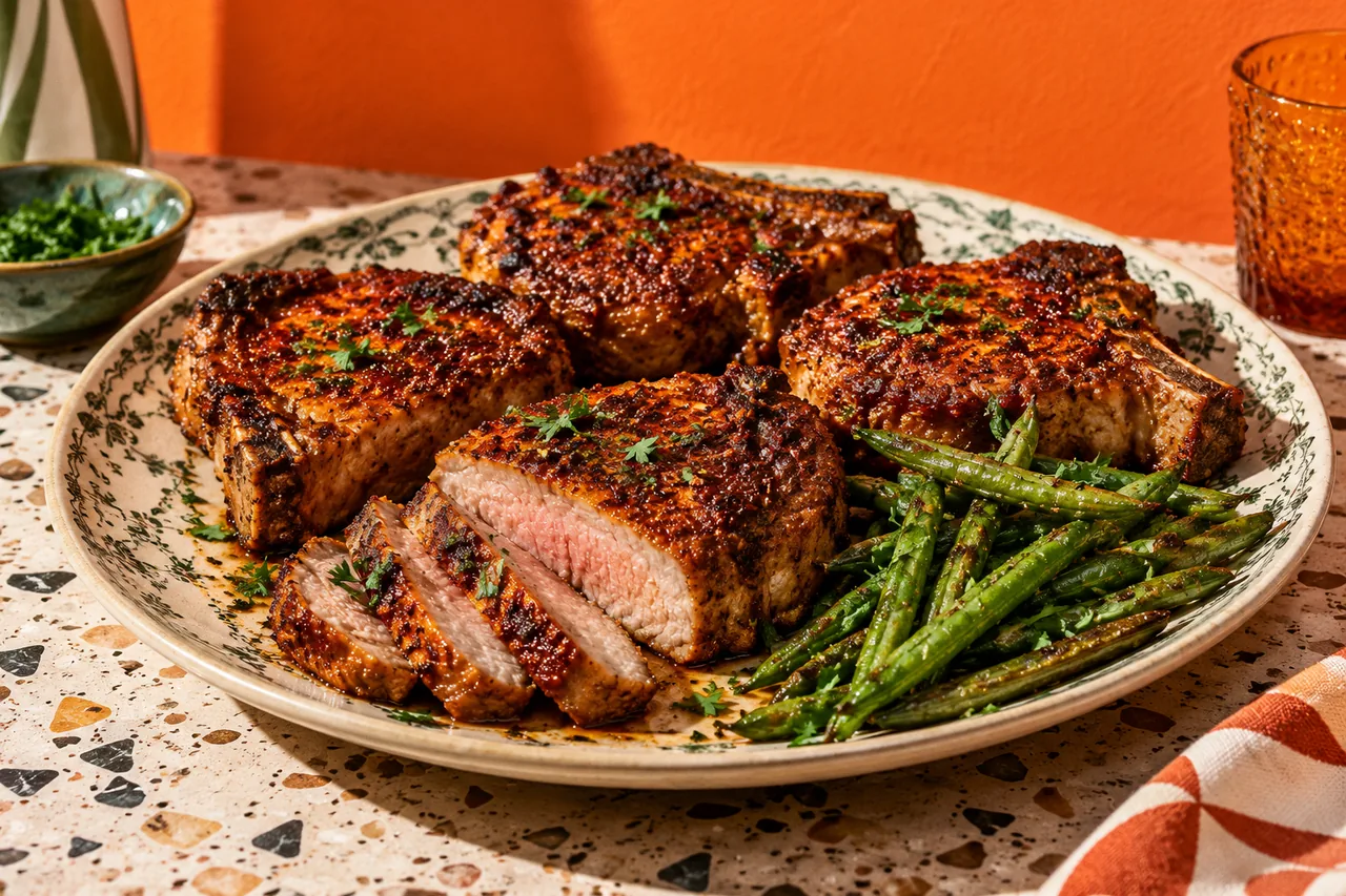 Côtes de porc à l'air fryer