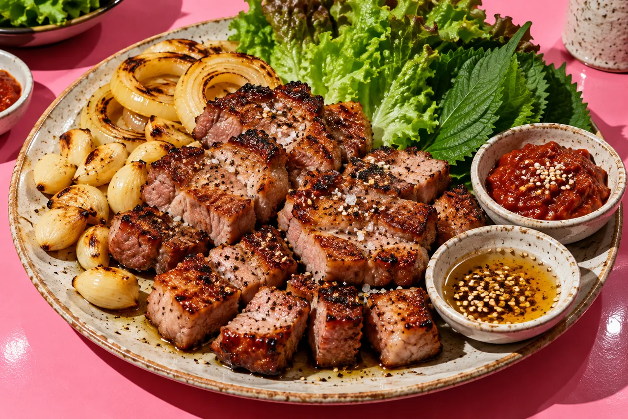 Moksal Gui (Échine de porc grillée à la coréenne)