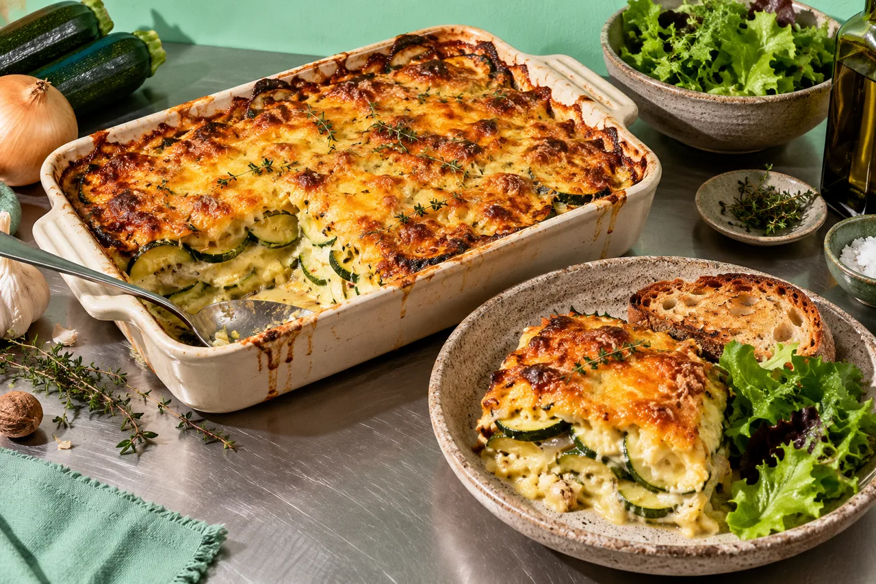 Zucchini Gratin (French Gratin de Courgettes)