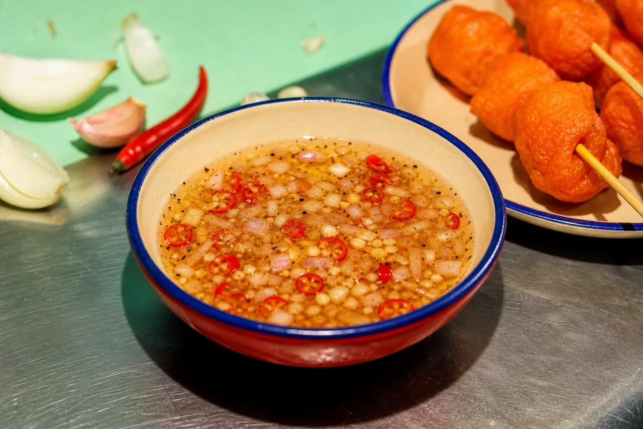 Sauce vinaigrée kwek kwek