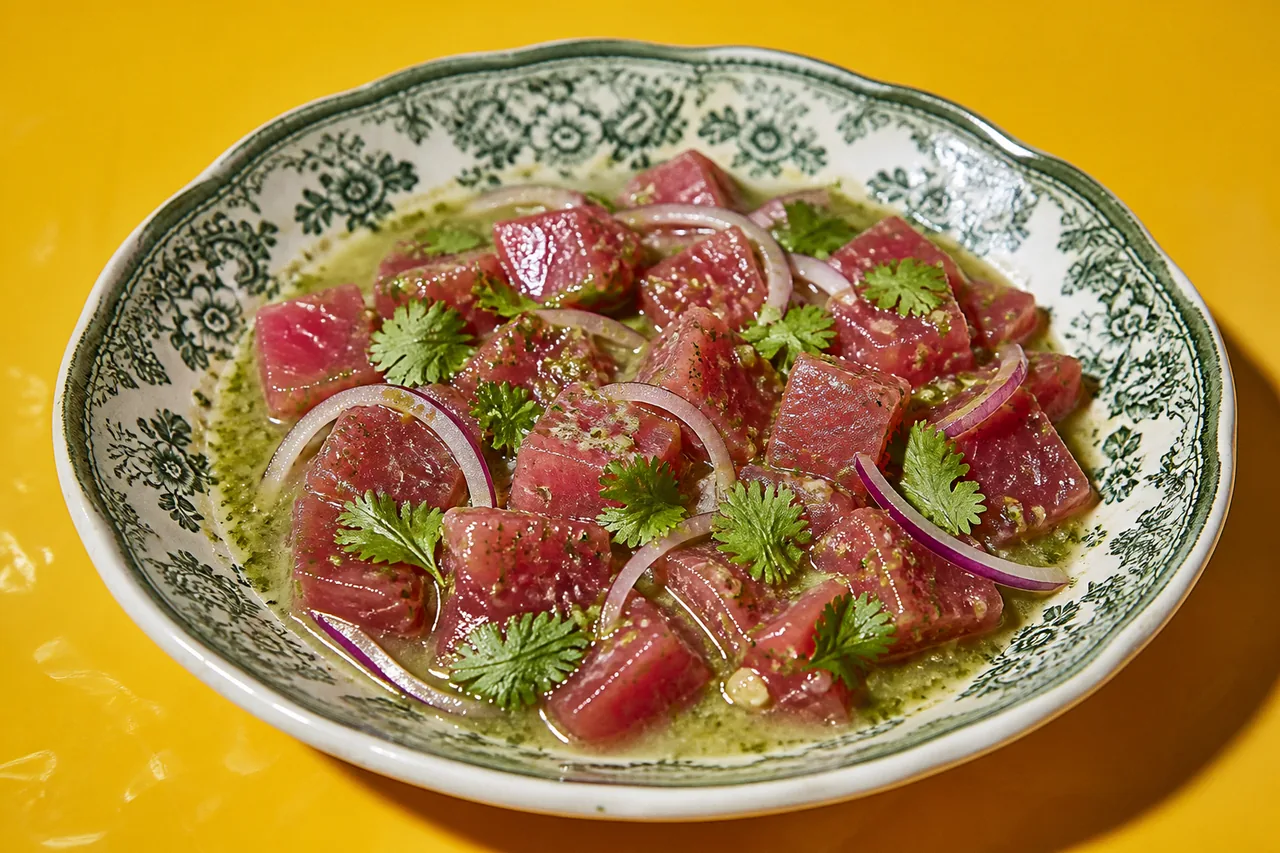 Ceviche de Thon Wasabi