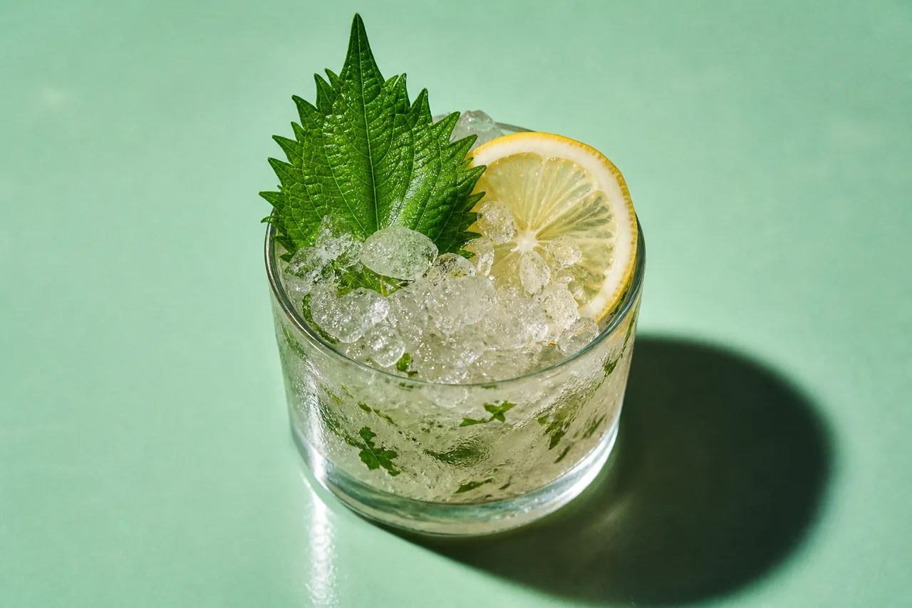 Shiso-yuzu mojito