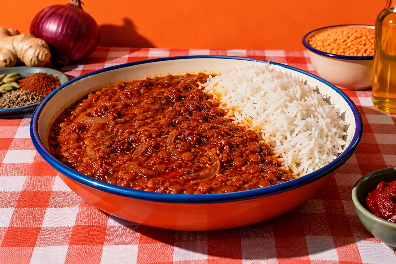 Misir wot (mijoté éthiopien de lentilles corail au berbéré)