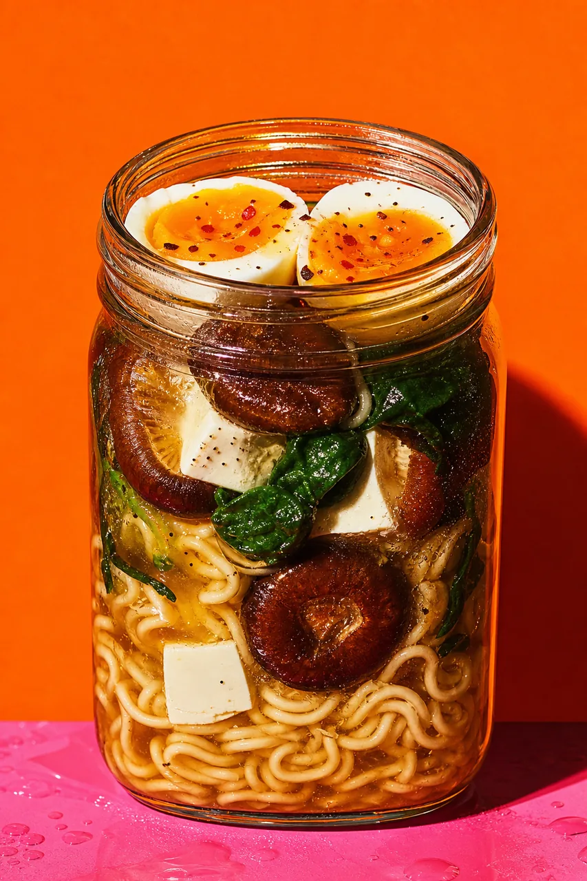 Soupe miso nouilles-tofu qui cale