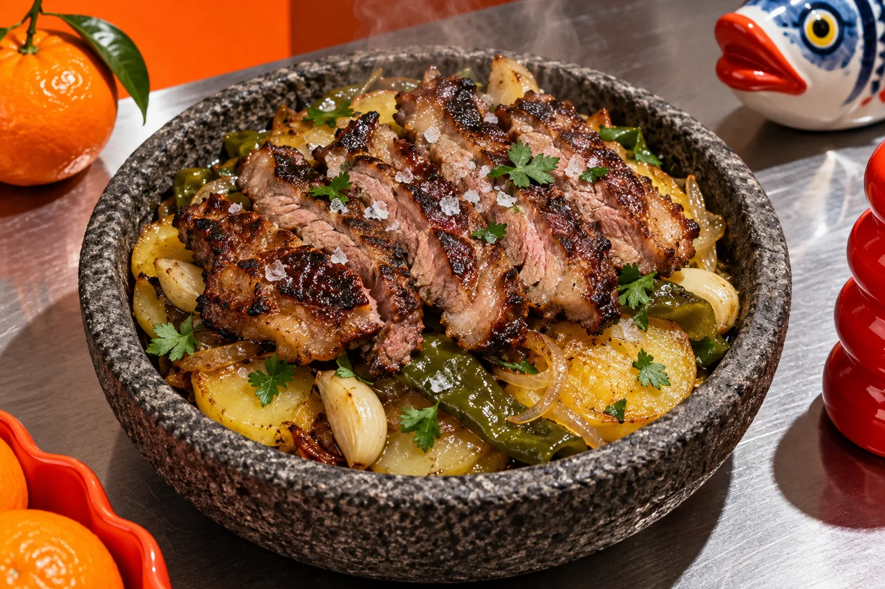 Secreto ibérique et ses patatas a lo pobre