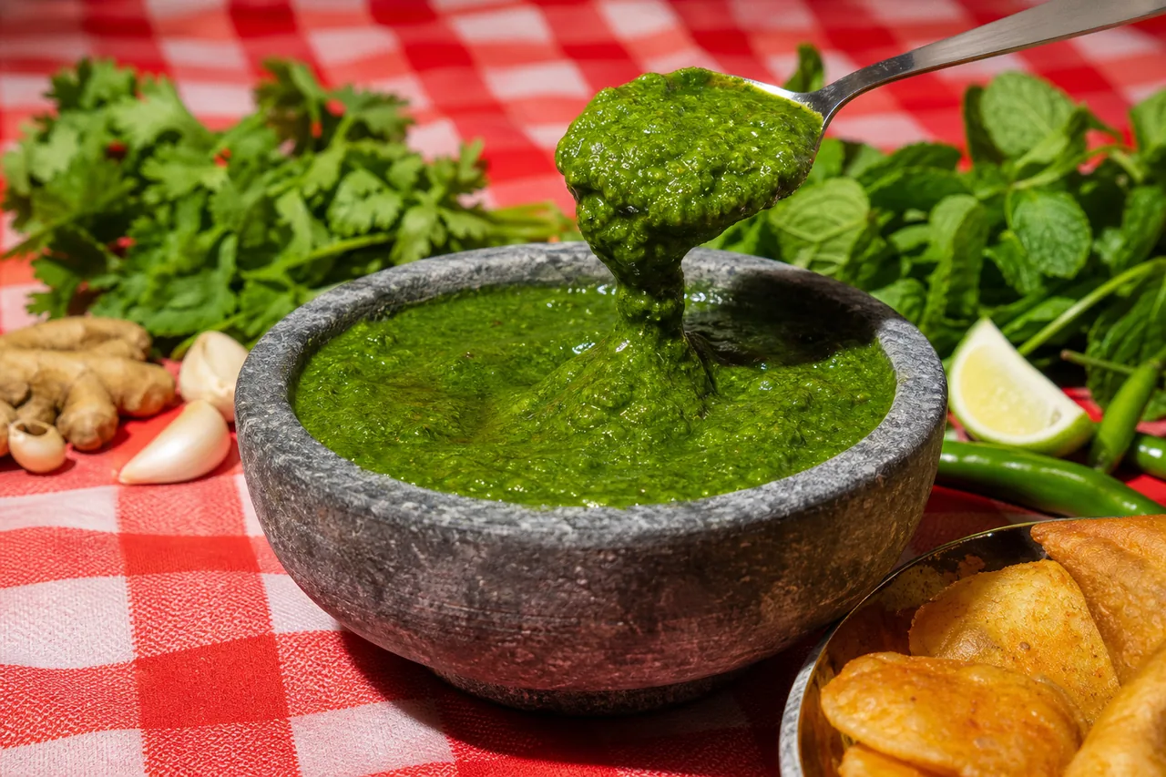 Chutney verte menthe-coriandre
