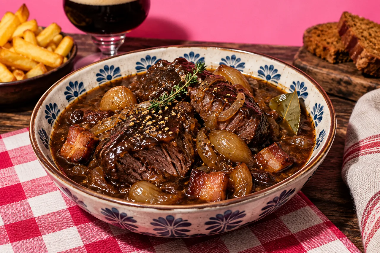 Carbonade flamande aux joues de bœuf