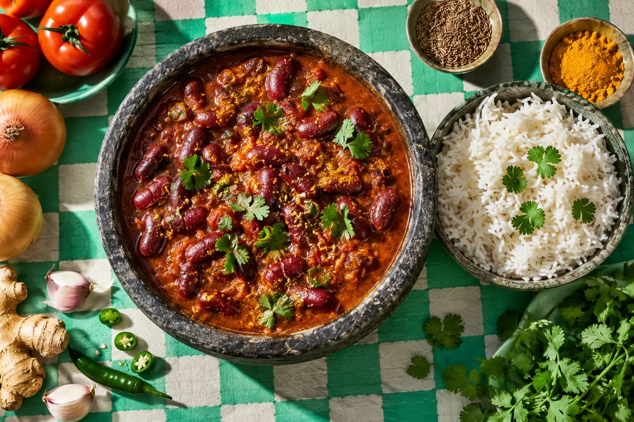 Rajma (curry de haricots rouges du Pendjab)