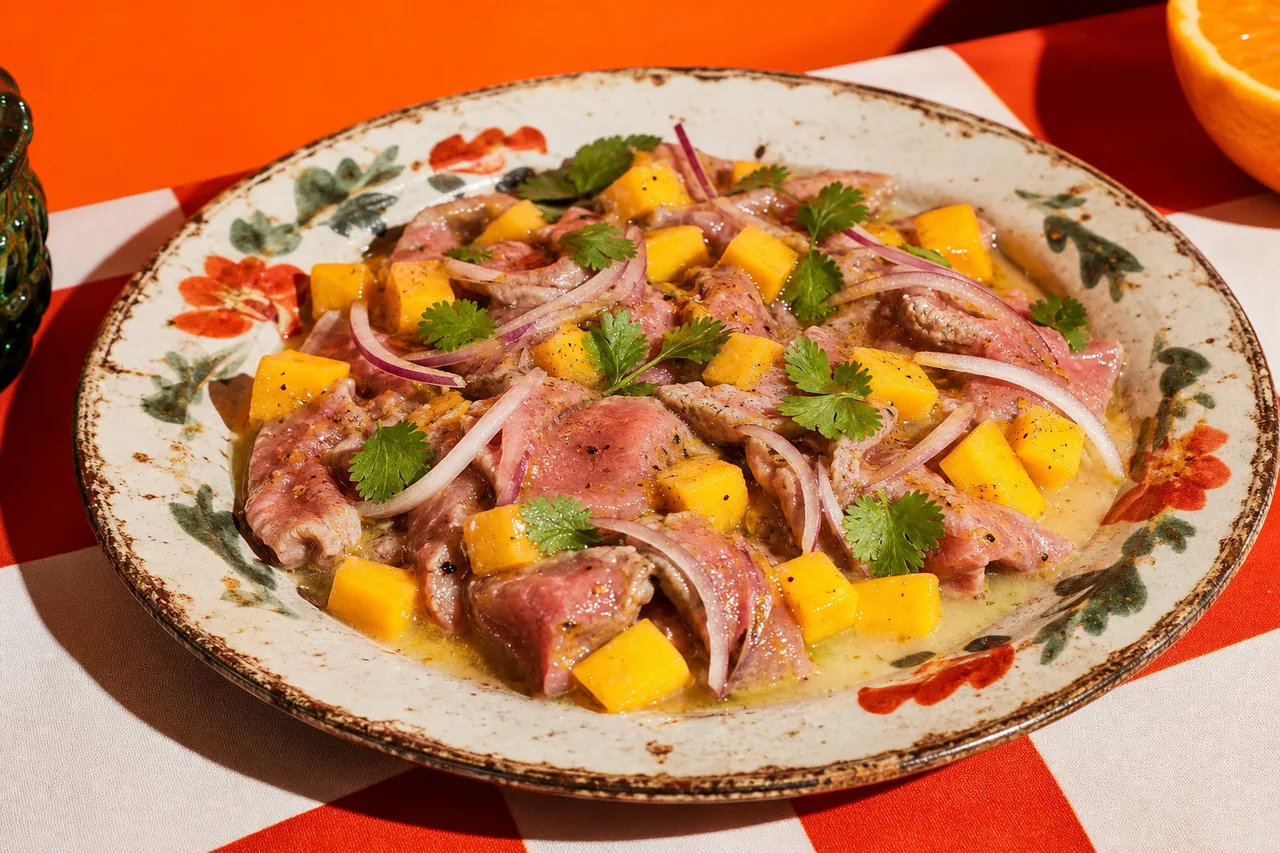 Ceviche de Bœuf Mangue