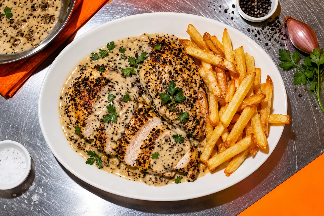Chicken au Poivre