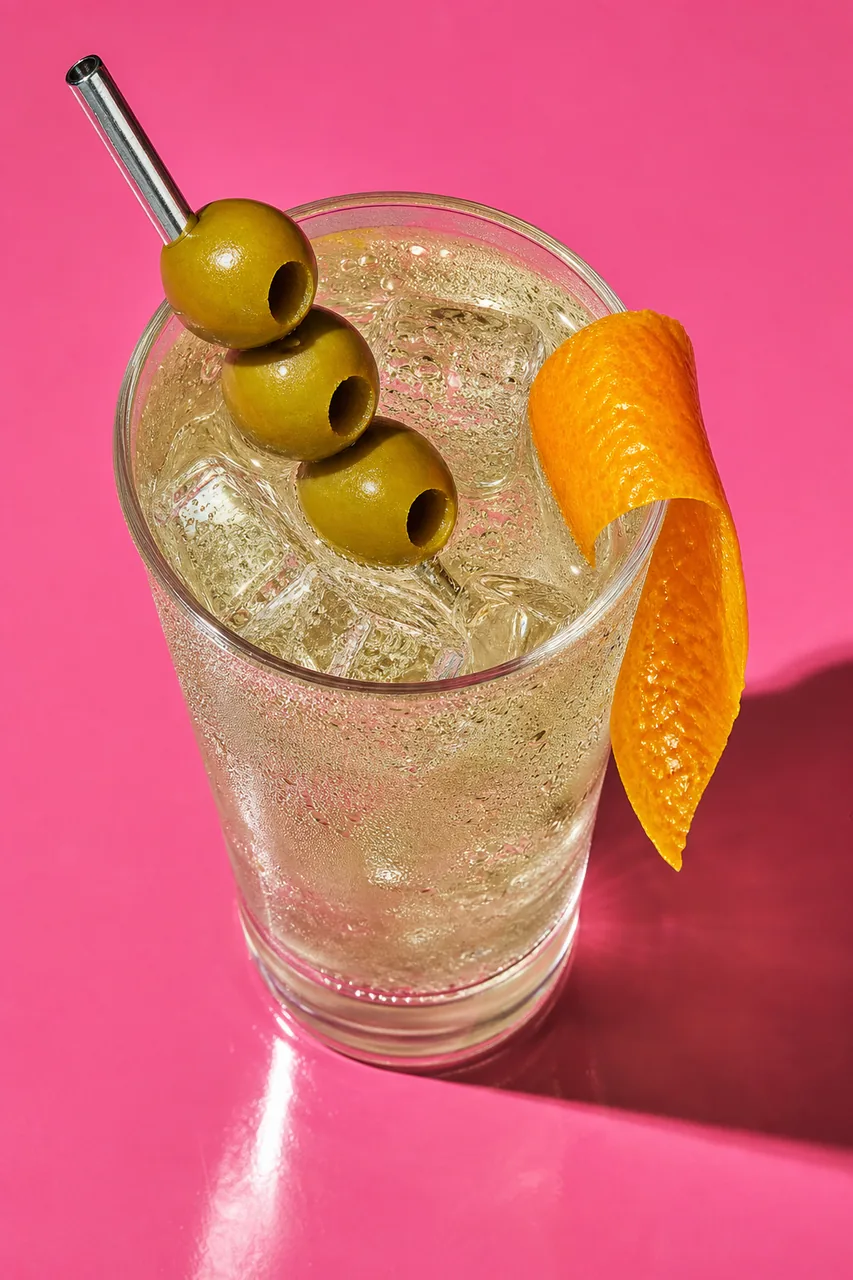 Dirty Martini Spritz