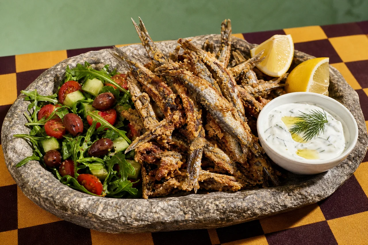 Anchois frits