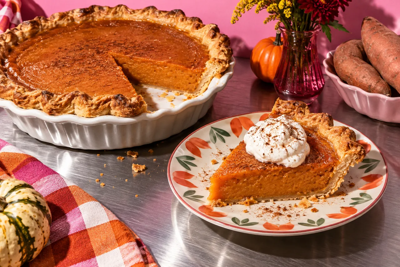 Sweet potato pie (tarte à la patate douce épicée)