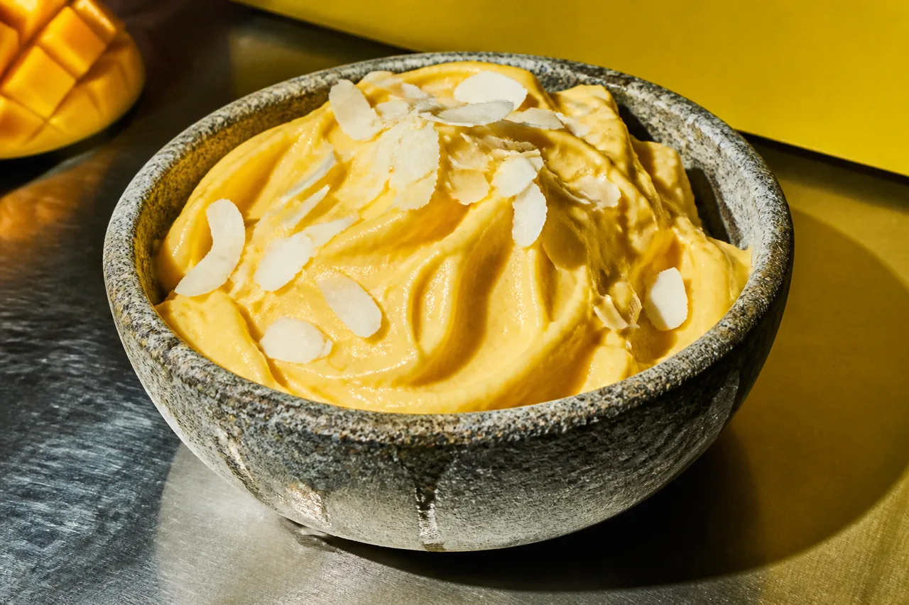 Frozen yaourt mangue-coco au Creami