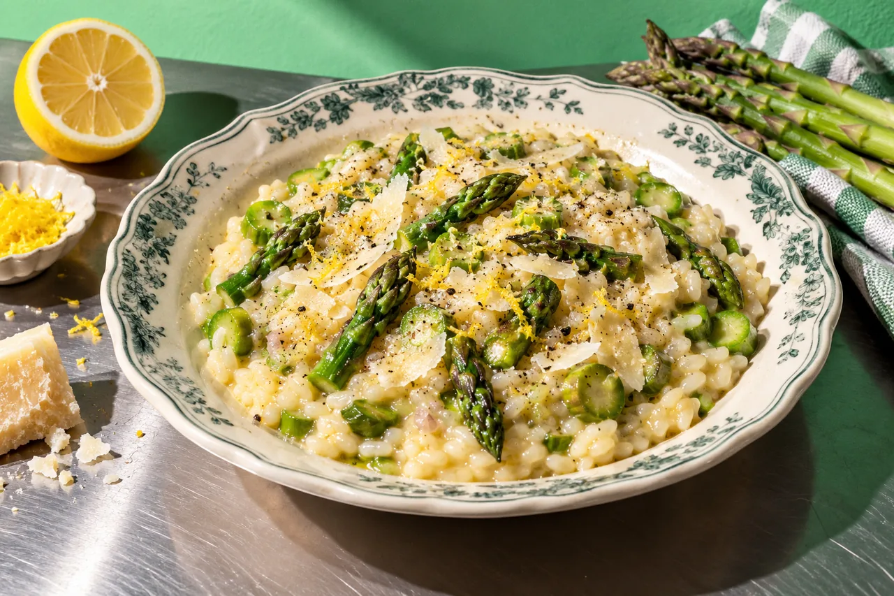 Asparagus Risotto with Lemon