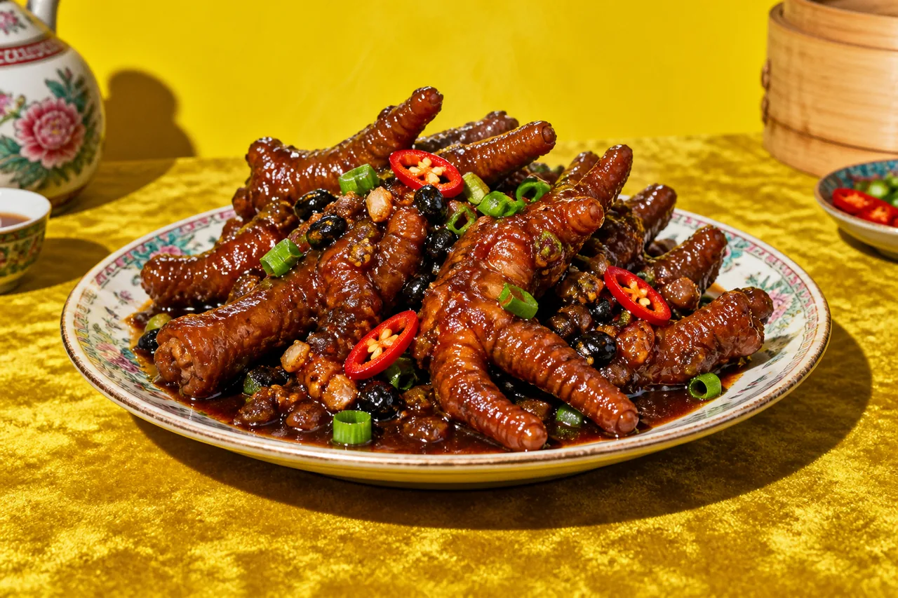 Pattes de poulet à la cantonaise (Fung Zao)