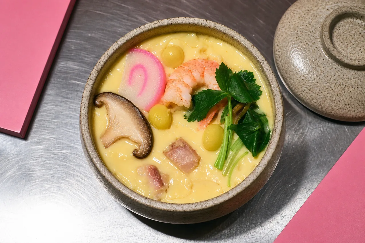 Chawanmushi (flan d'œufs japonais salé)