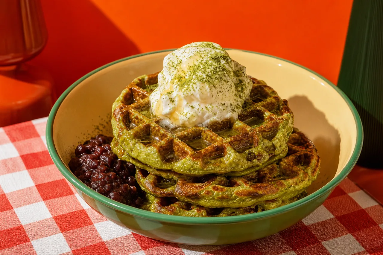 Gaufres Mochi au Matcha