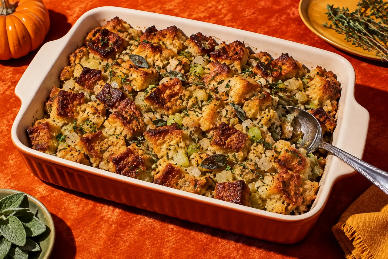 Stuffing (farce au pain, sauge et céleri)