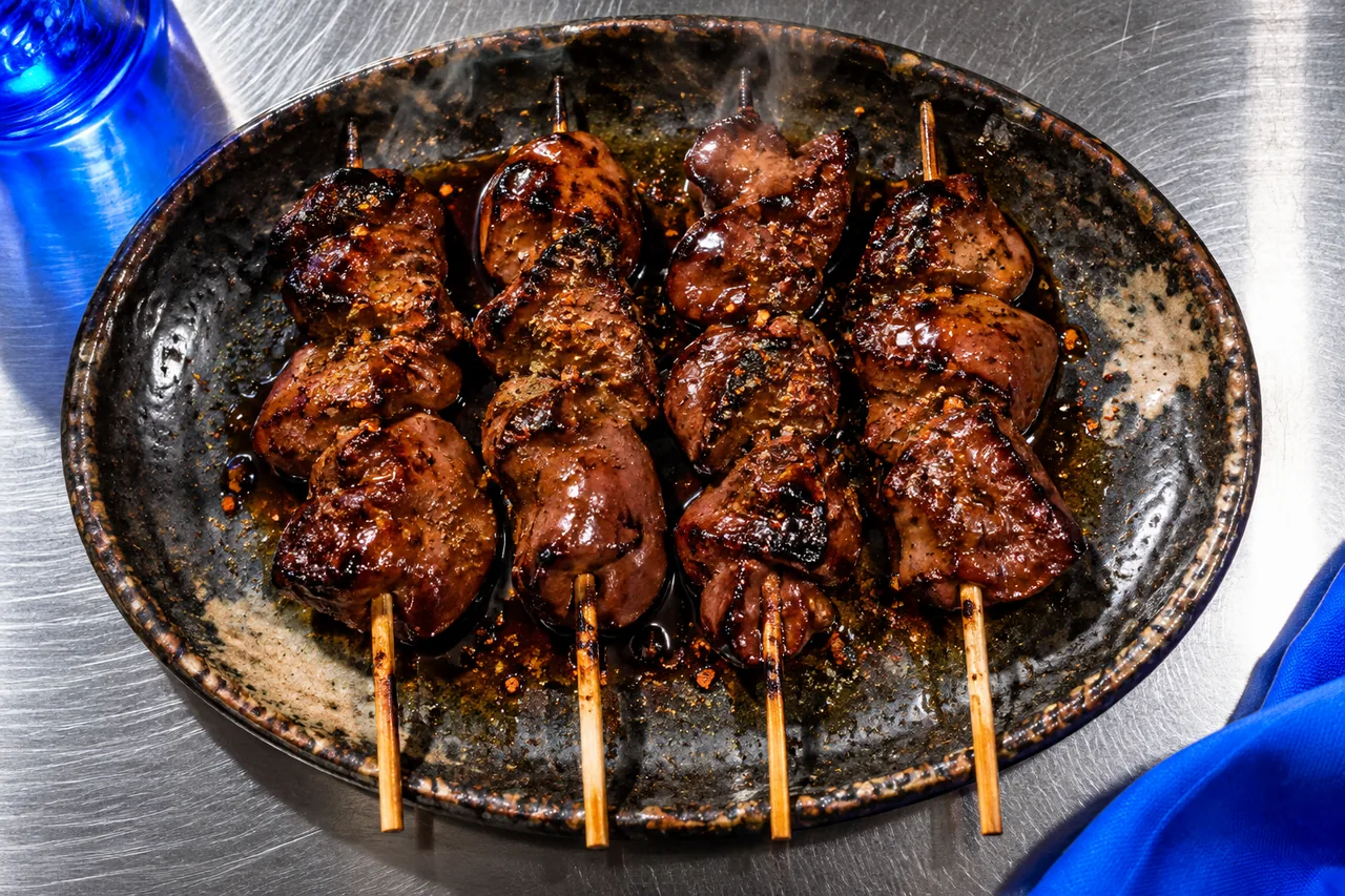 Tori reba yakitori à la sauce tare