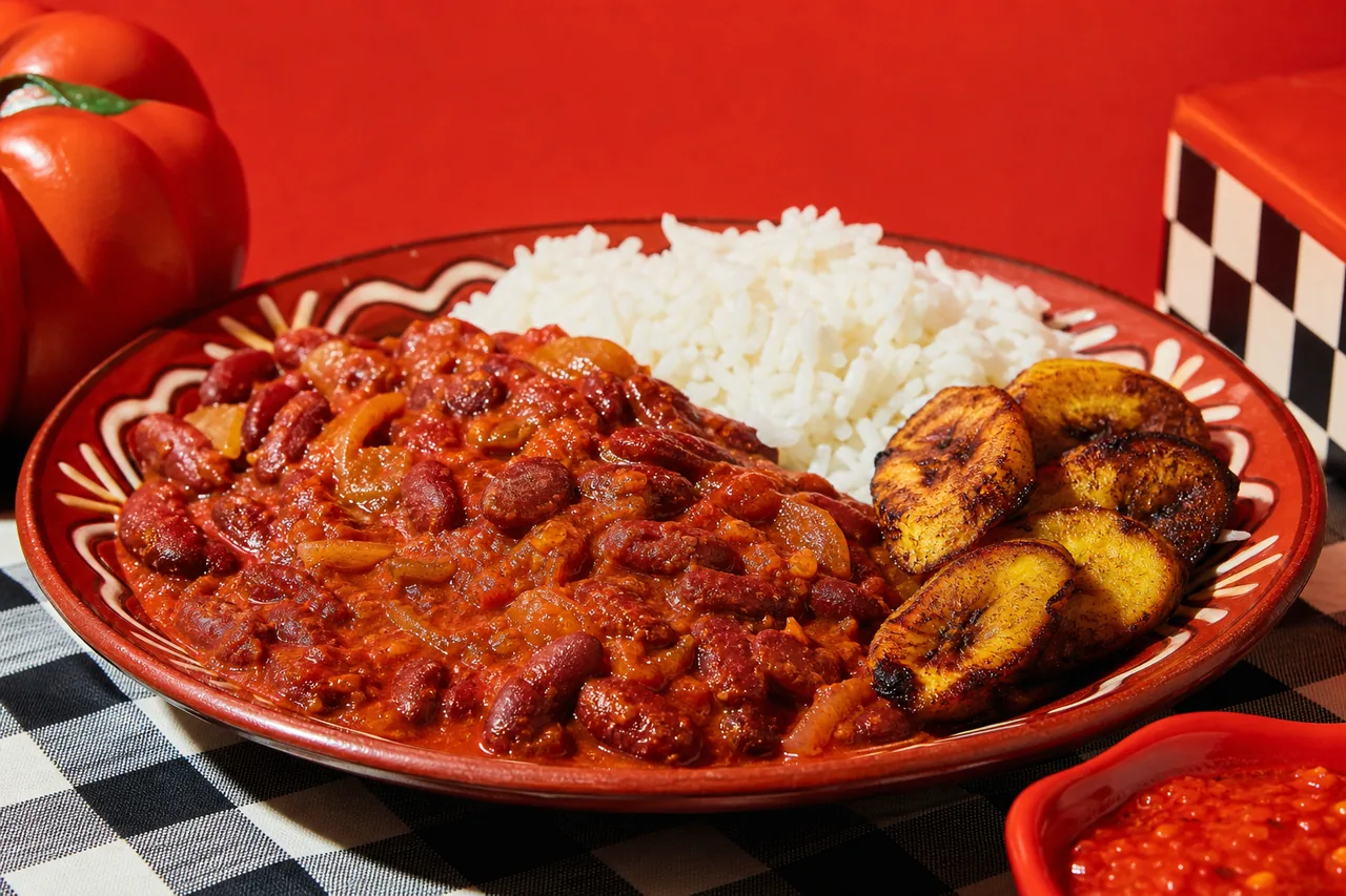 Madesu congolais (haricots mijotés tomate et arachide)