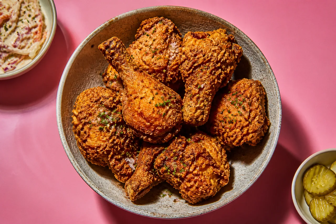 Poulet frit croustillant du Sud des États-Unis à l’air fryer