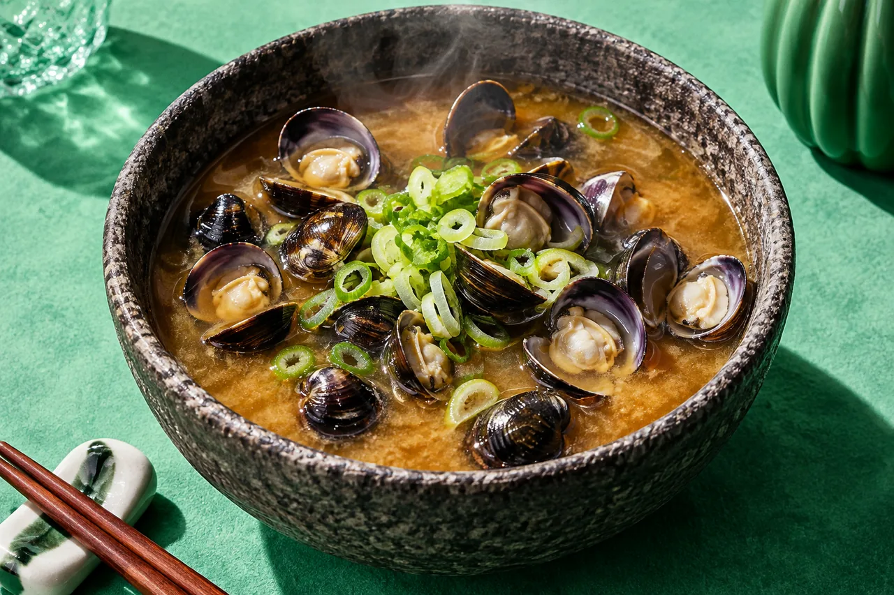 Shijimi miso shiru, soupe miso traditionnelle à la corbicule
