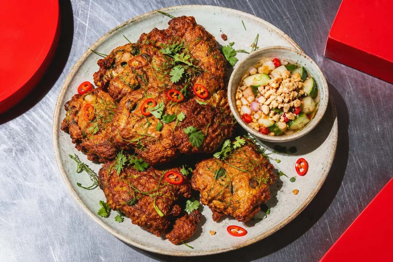 Tod mun (galettes de poisson thaïes)