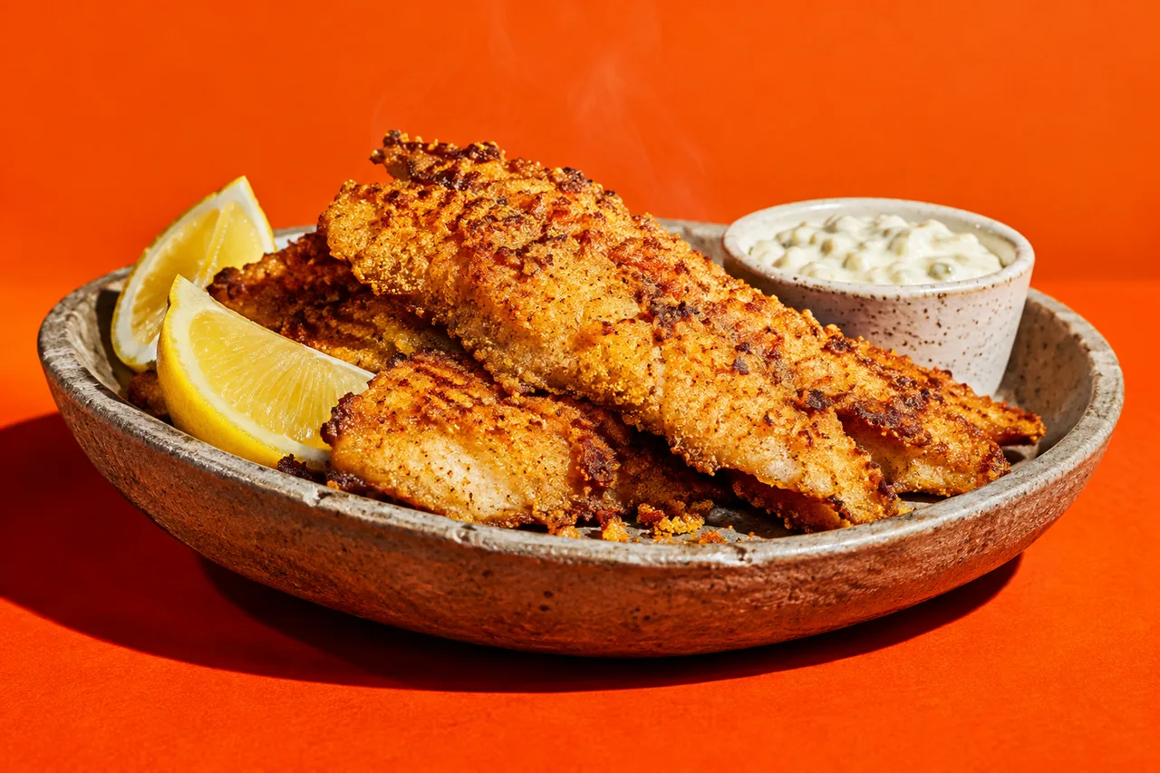 Filets de perchaude panés et frits de la tradition des Grands Lacs