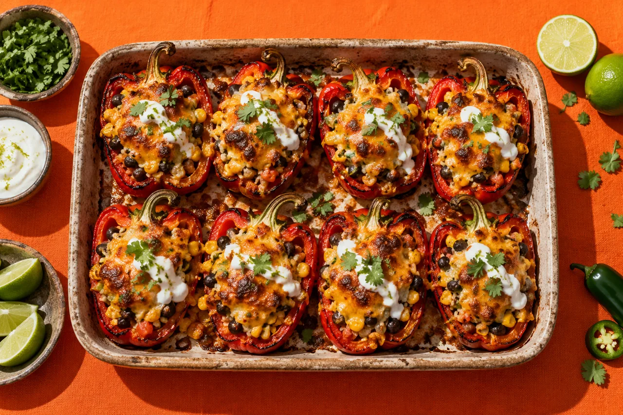Vegetarian Stuffed Peppers