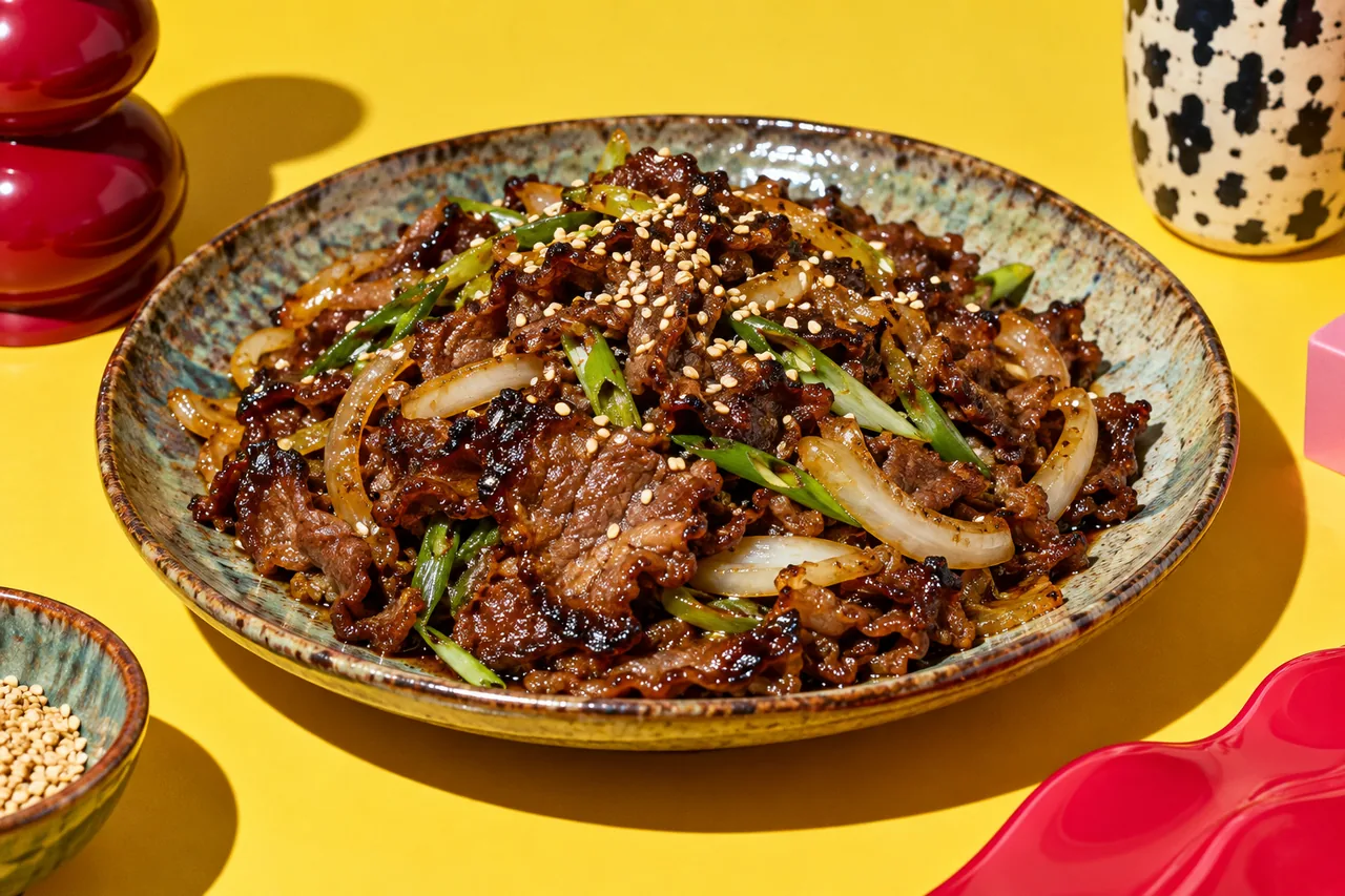 Bulgogi traditionnel de basse côte de bœuf