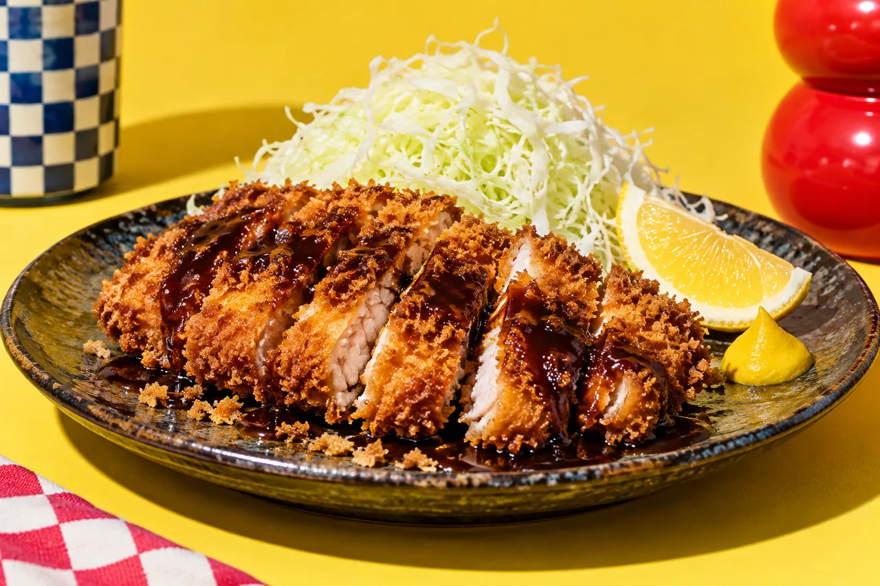 Tori Mune Katsu traditionnel (Poulet pané à la japonaise)