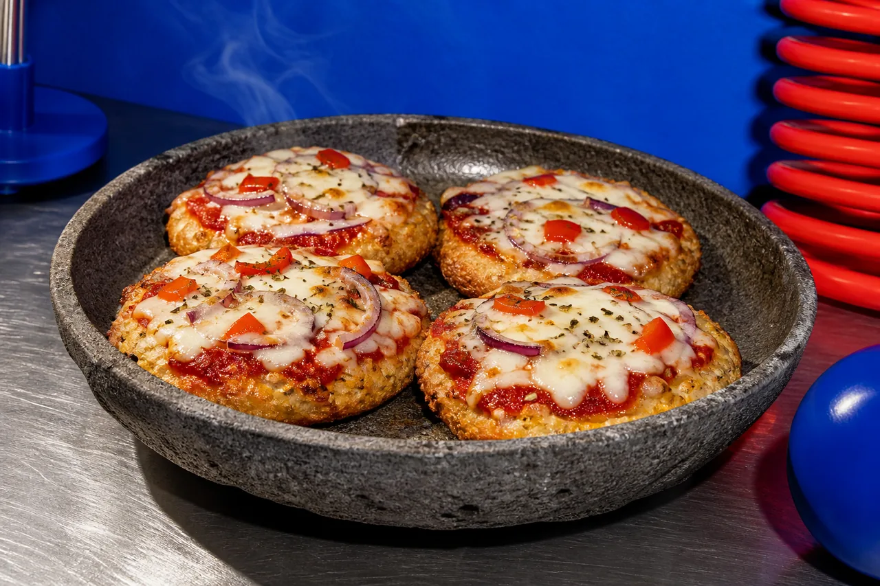 Mini-pizzas base mi-chou-fleur