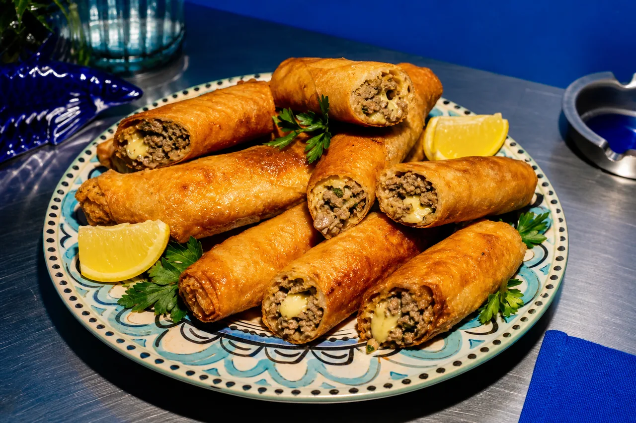 Bourek algérois à la viande