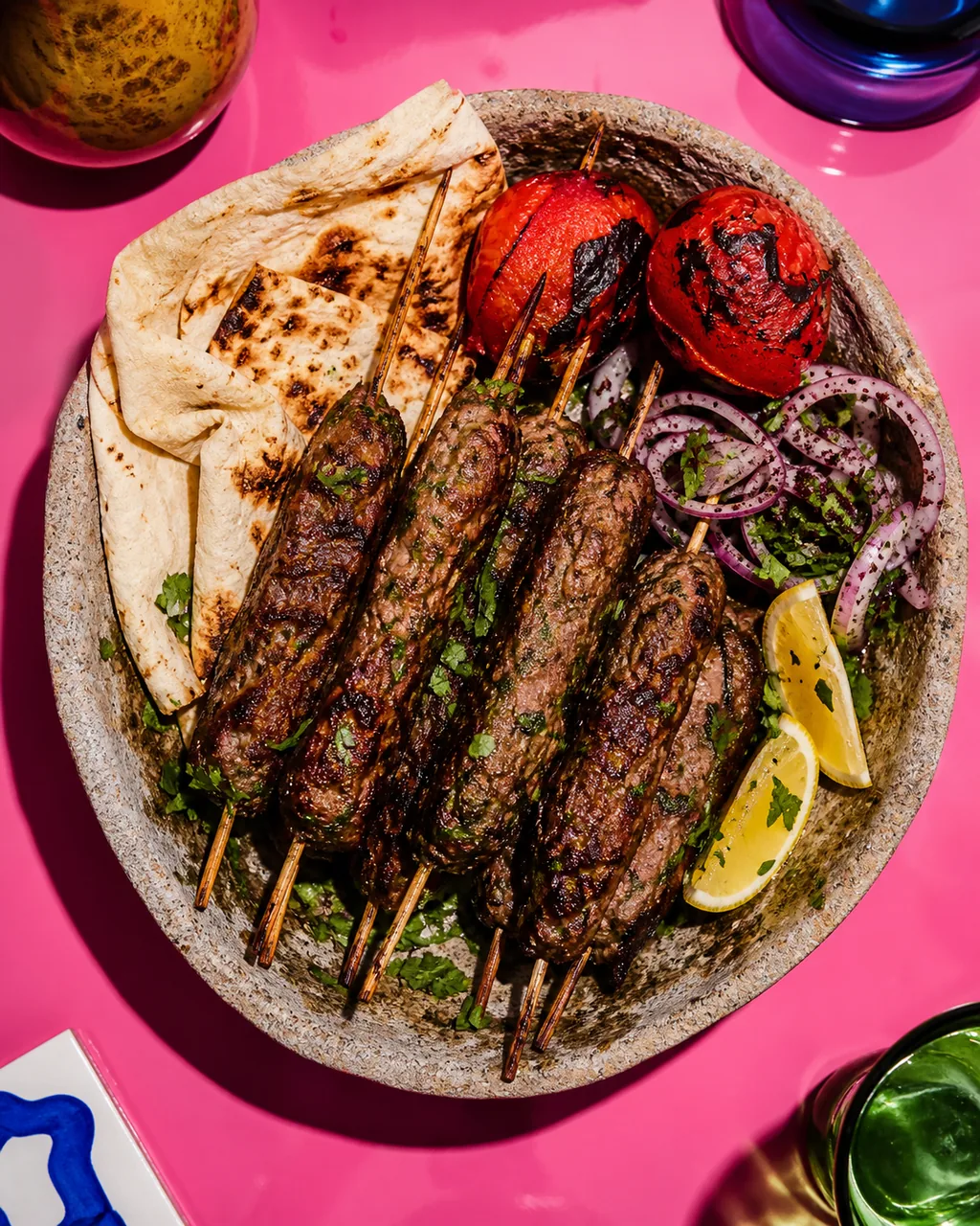 Kafta grillée aux herbes