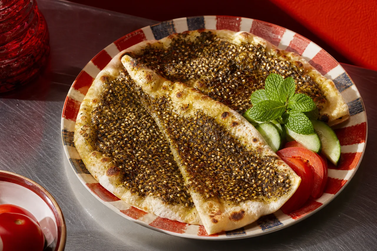 Man'ouché au za'atar