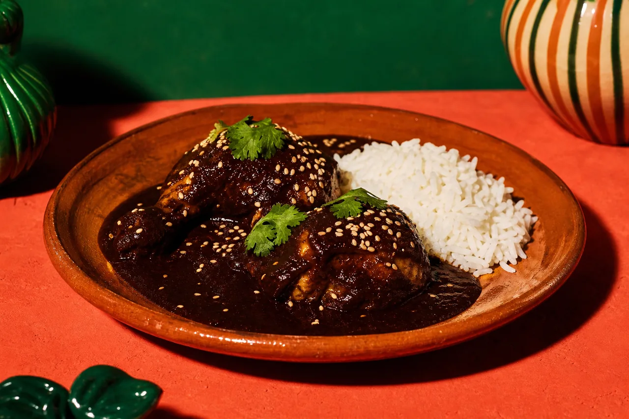 Poulet au mole poblano