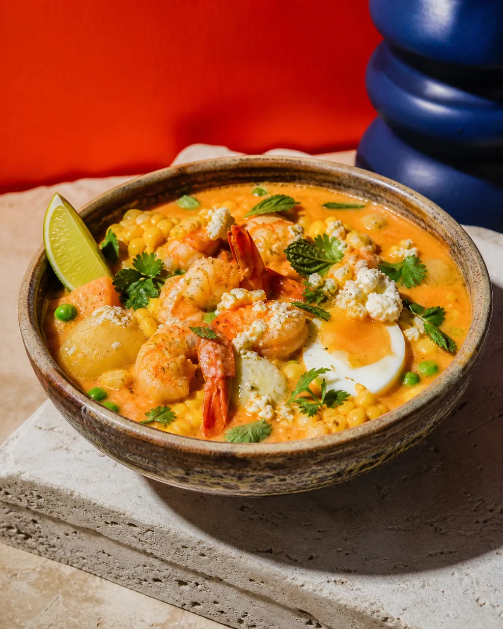 Chupe de camarones
