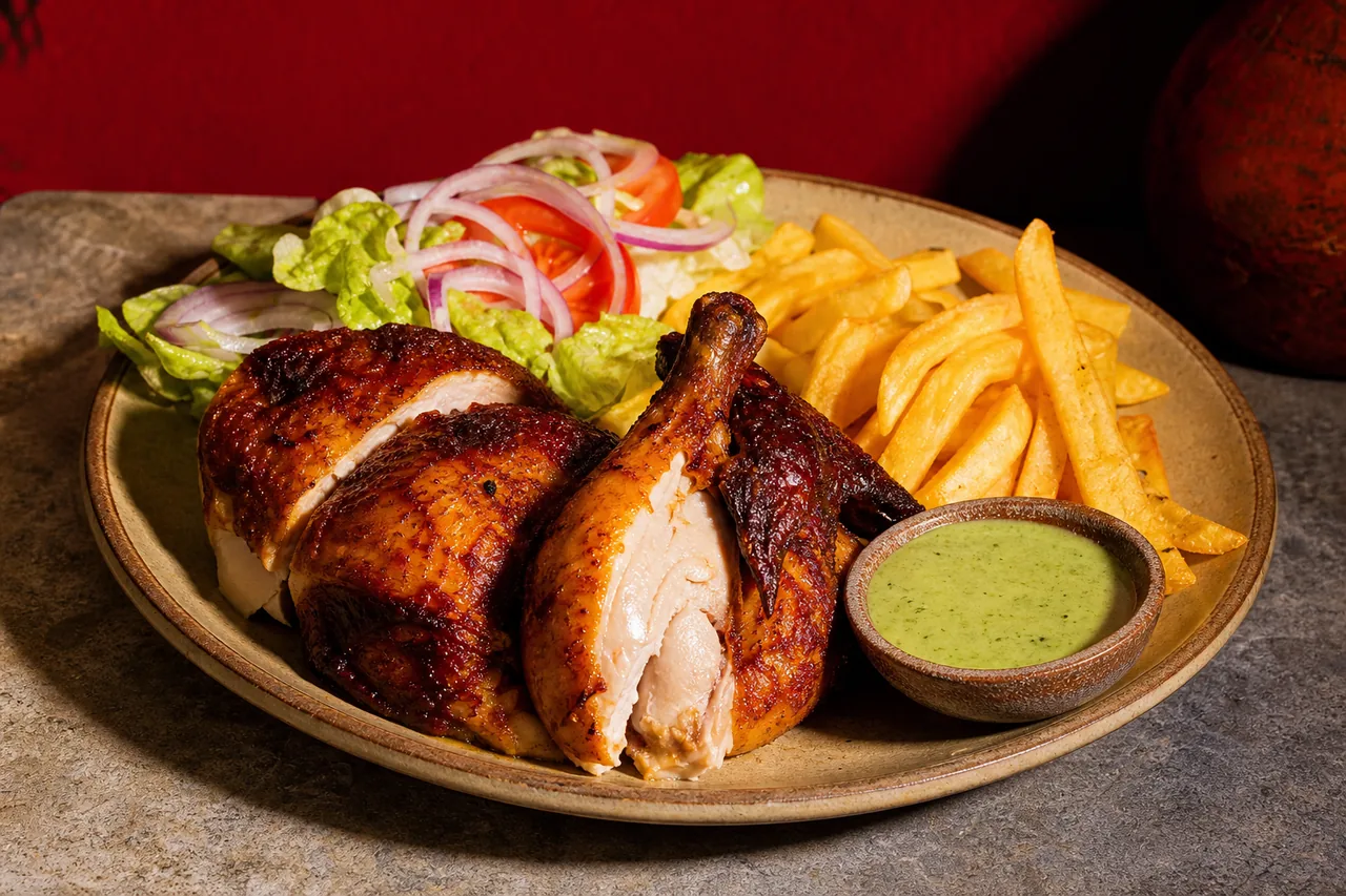 Pollo a la brasa