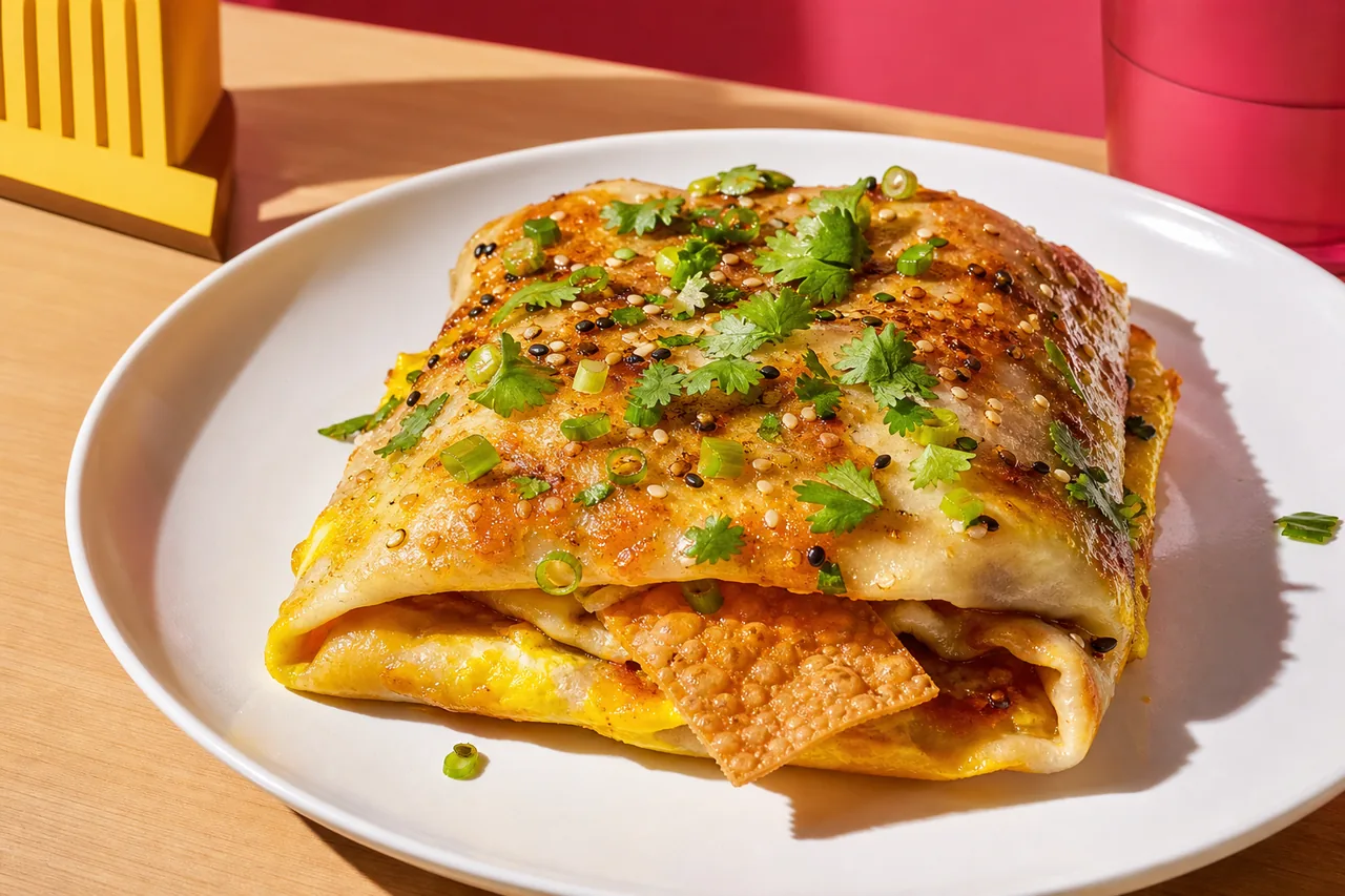 Jianbing (crêpe du petit-déjeuner)
