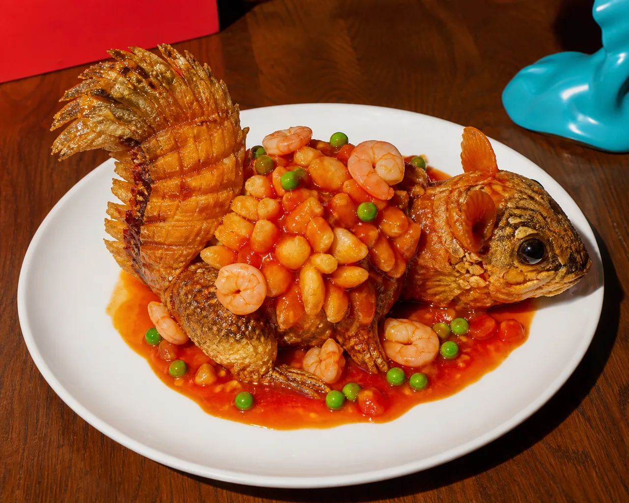 Poisson mandarin écureuil simplifié