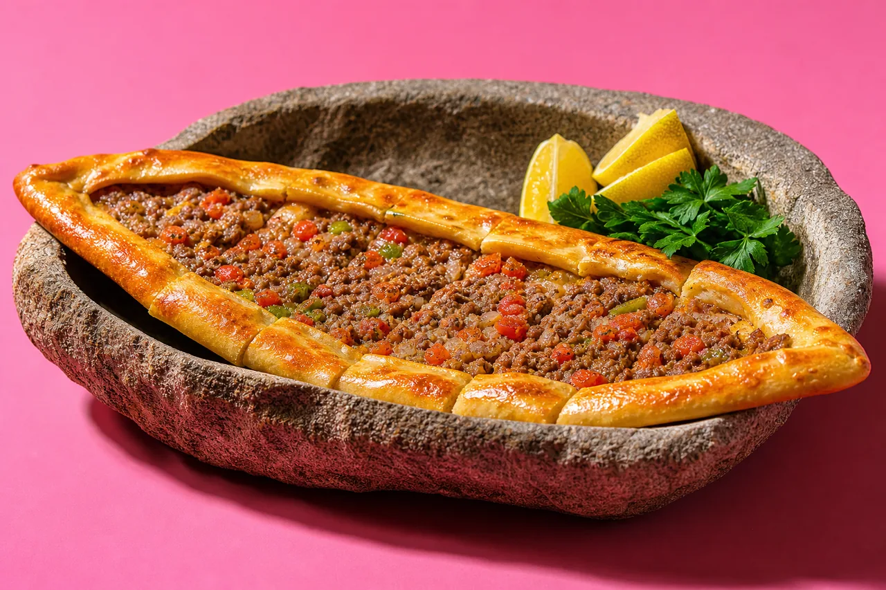 Pide à la viande (kıymalı)