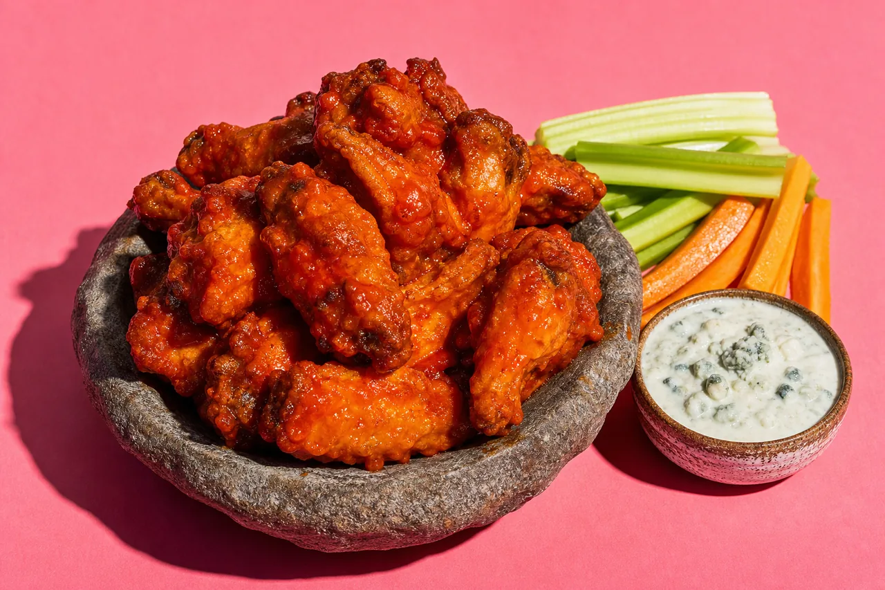 Buffalo wings, sauce au bleu