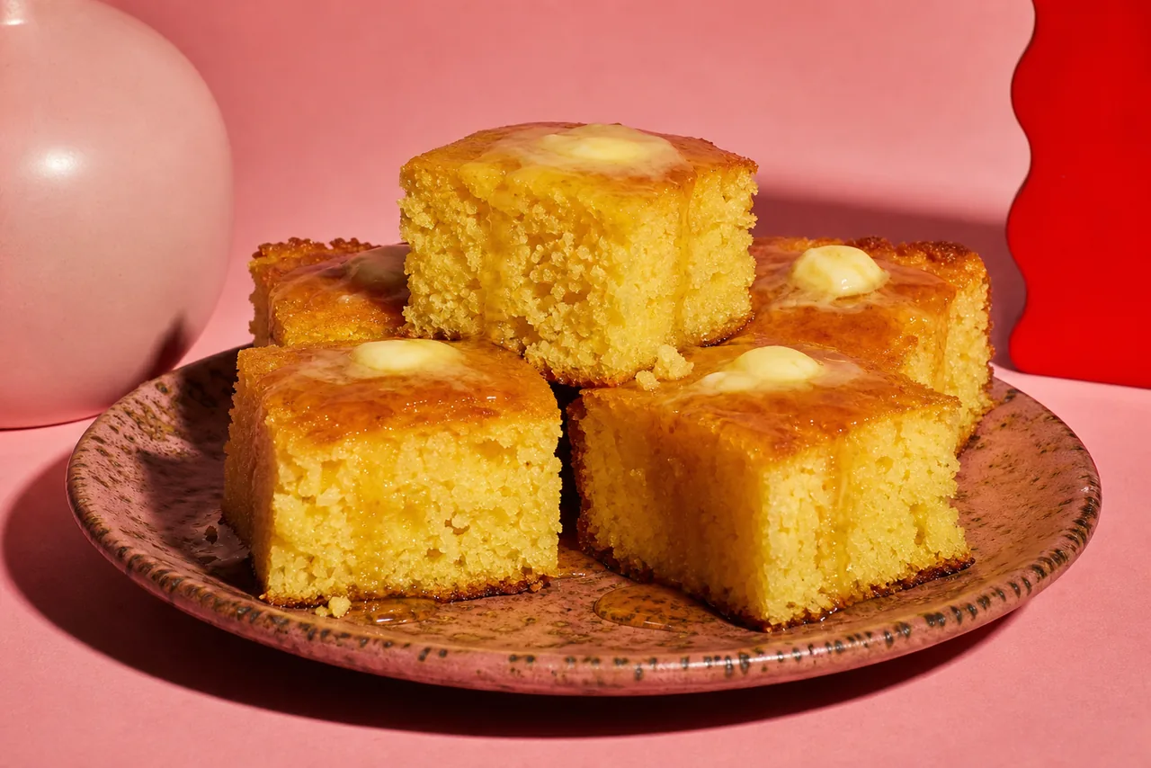 Cornbread au beurre miellé