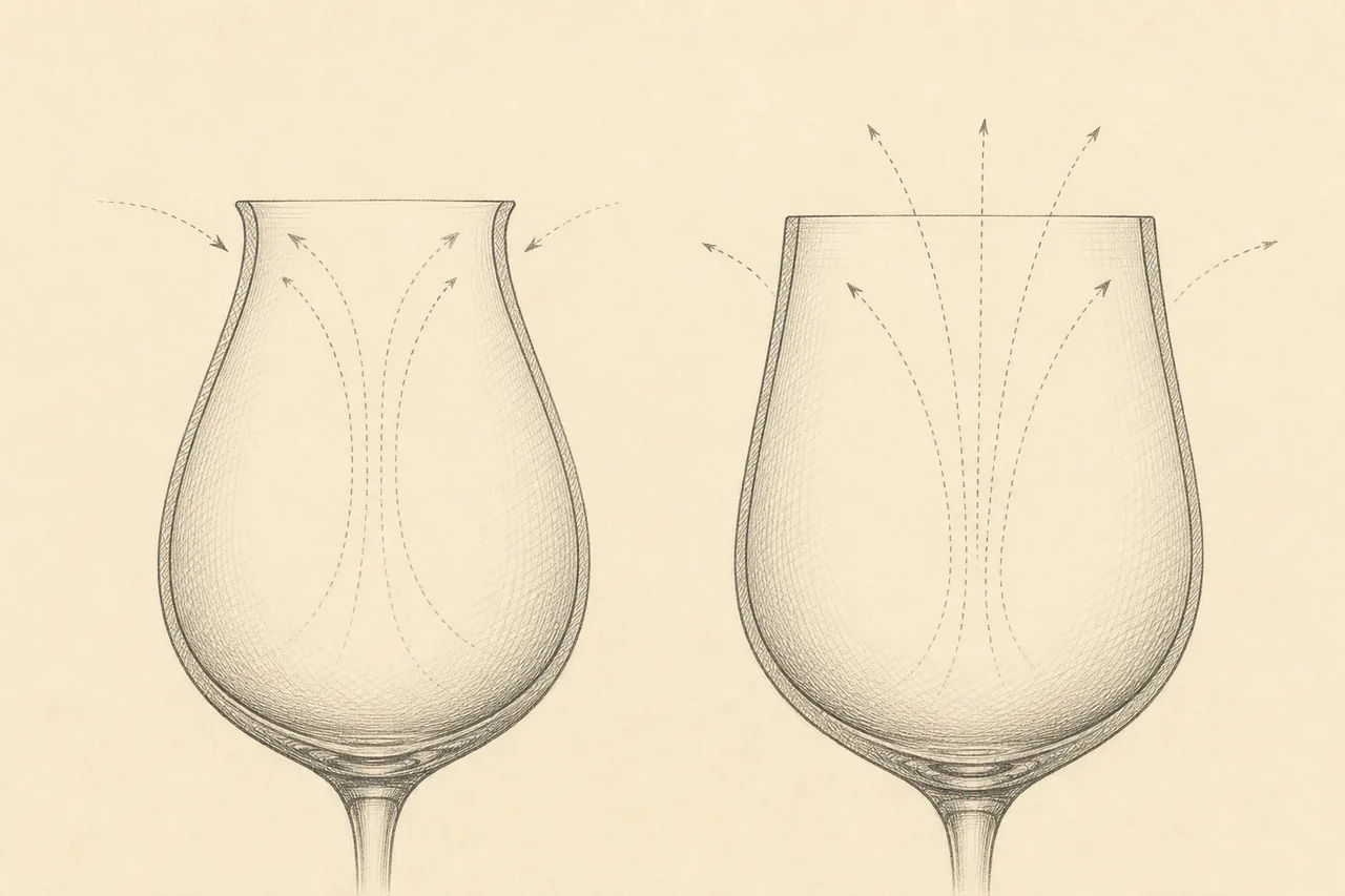 Les verres à vin et à bière